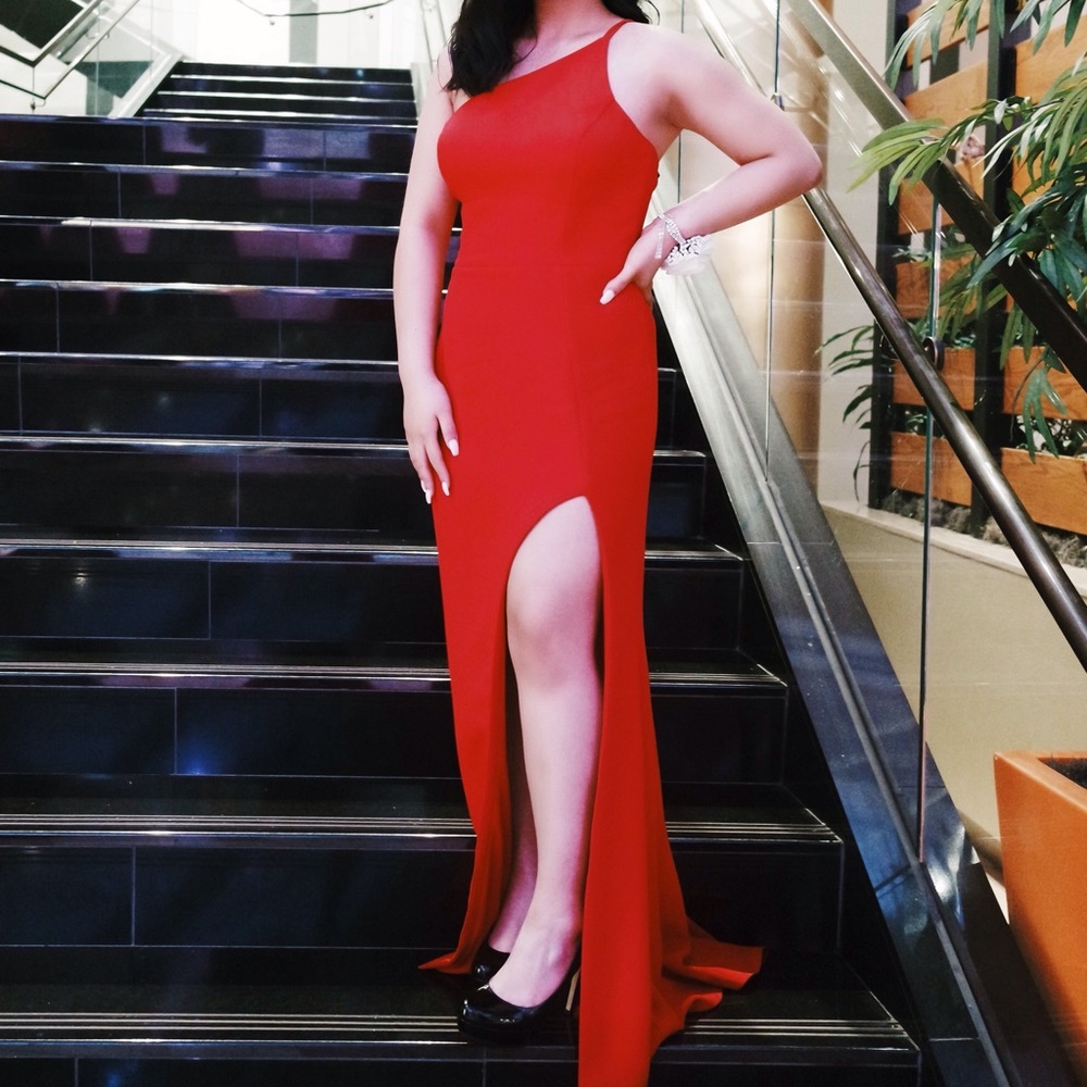 Red dress
